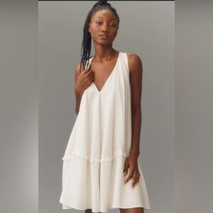 Anthropologie swing tunic dress mini summer dress